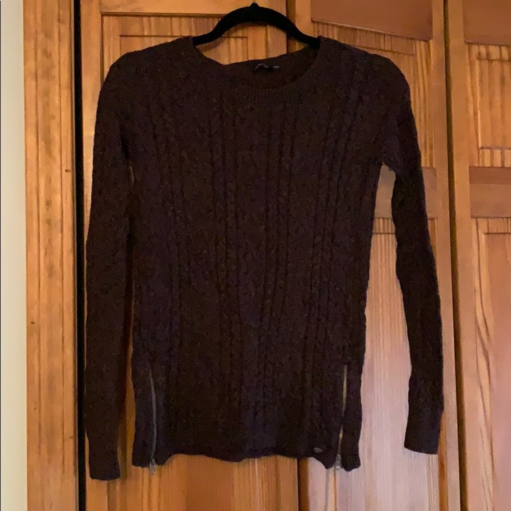 Plum sweater